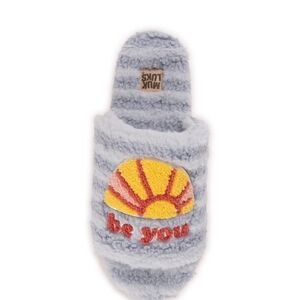 Muk Luk Women's Graphic Slippers "Be You" Size Medium 7/8